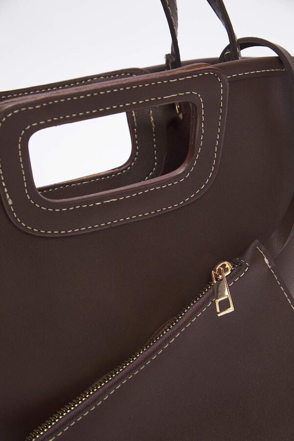 Trendyol Mala saco com tachas cru