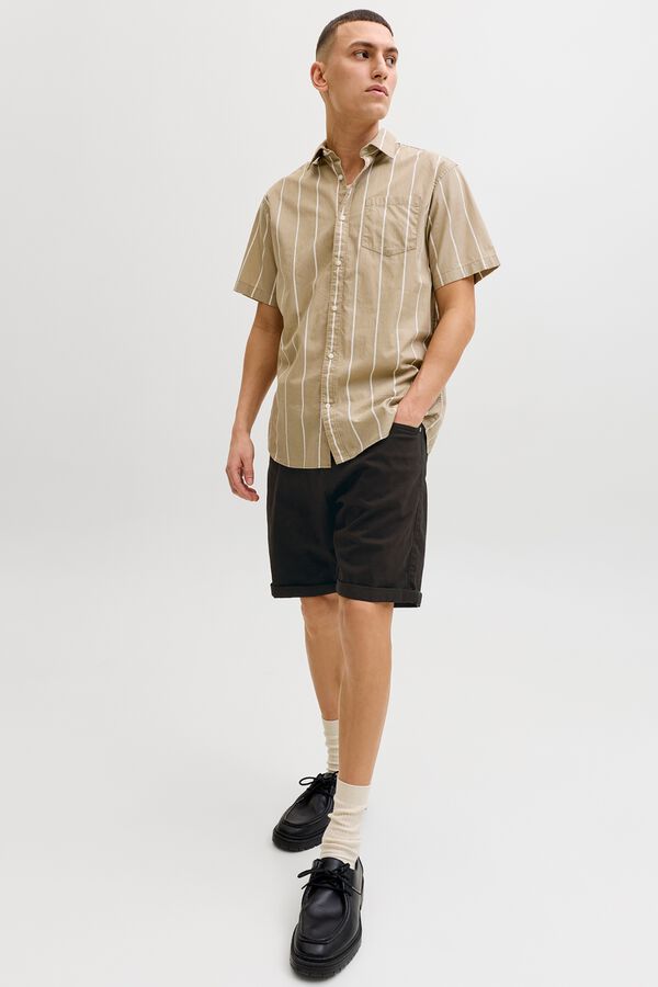 Jack & Jones Serge regular fit Bermuda shorts black