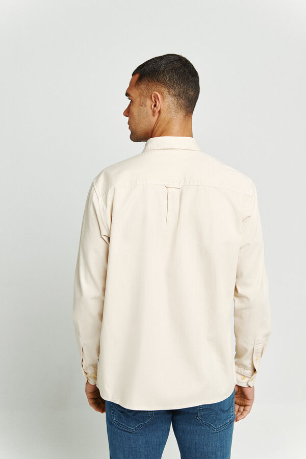 Jack & Jones Camisa de sarja regular fit cinzento