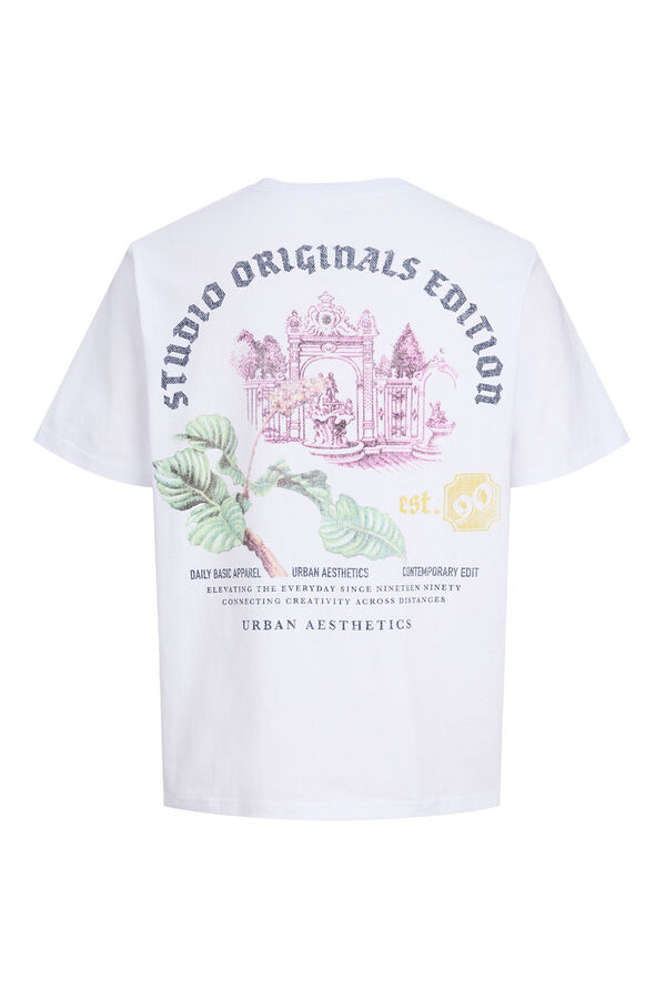 Jack & Jones T-shirt com estampa traseira  branco