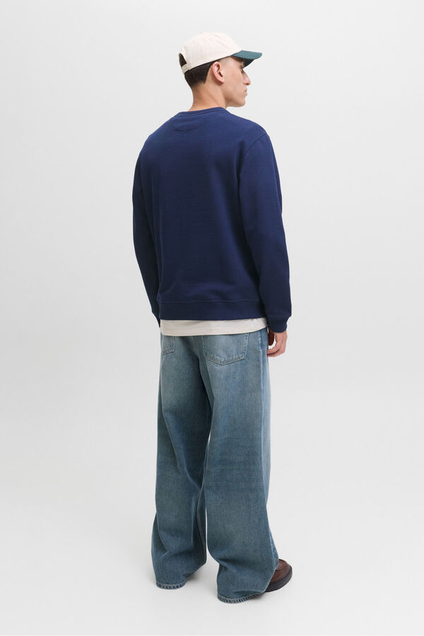 Jack & Jones Sweatshirt original do estúdio azul