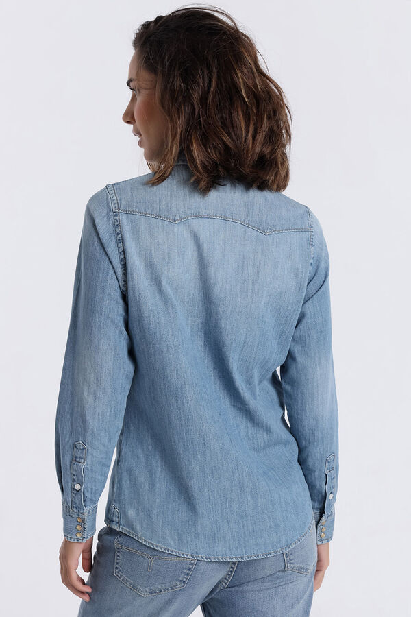 Lois Camisa Texana azul