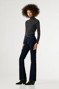 Pepe Jeans Cal&ccedil;a jeans flare de corte alta