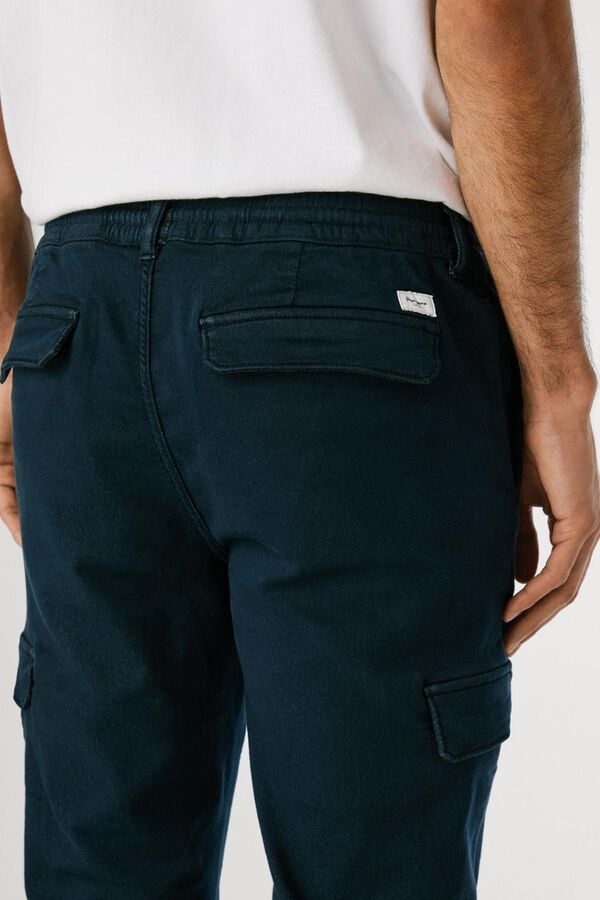 Pepe Jeans Calças Cargo Fit Slim azul