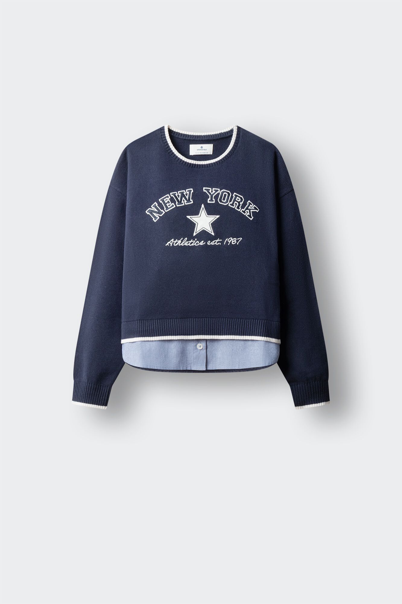 Springfield Kids Camisola bimaterial "New York" menina