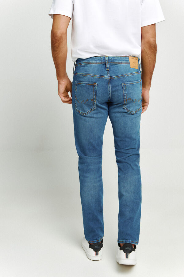 Jack & Jones Jeans slim efecto lavado azul