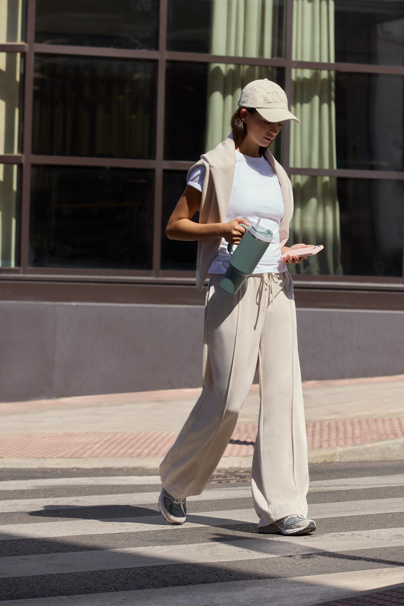 Springfield Cal&ccedil;a desportiva wide leg soft touch