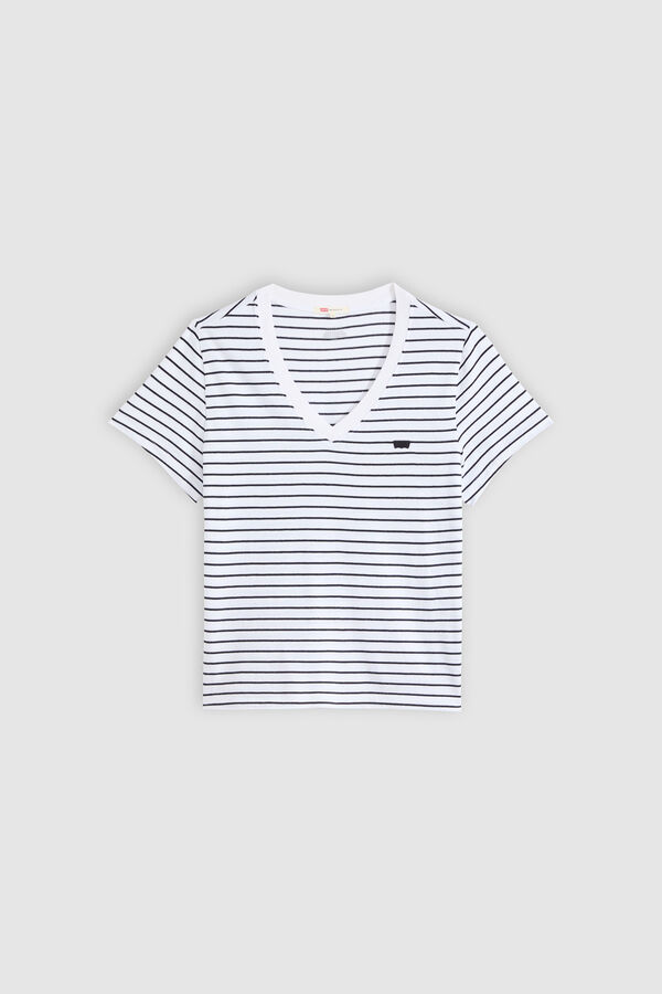 Levi's T-shirt de manga curta com logo azul