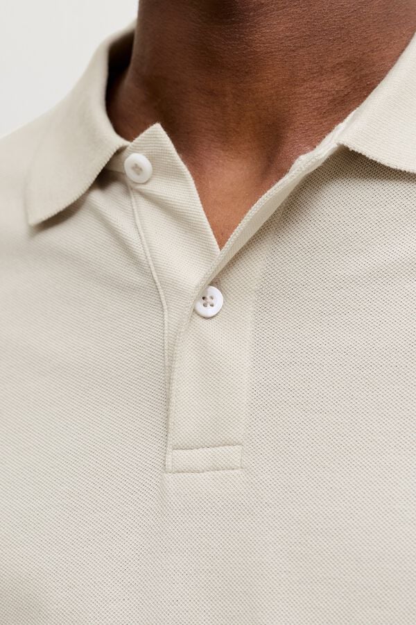 Jack & Jones Polo de manga comprida cinzento