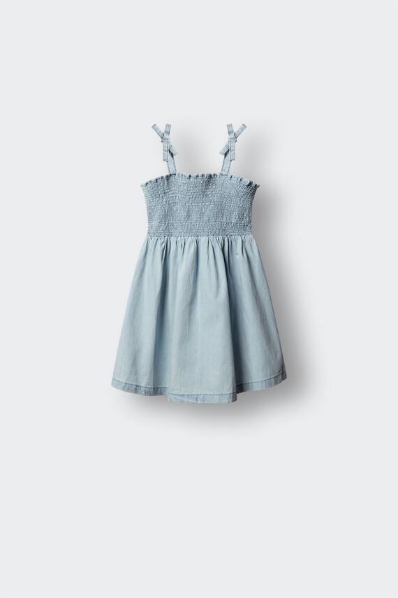 Vestido lazos niña