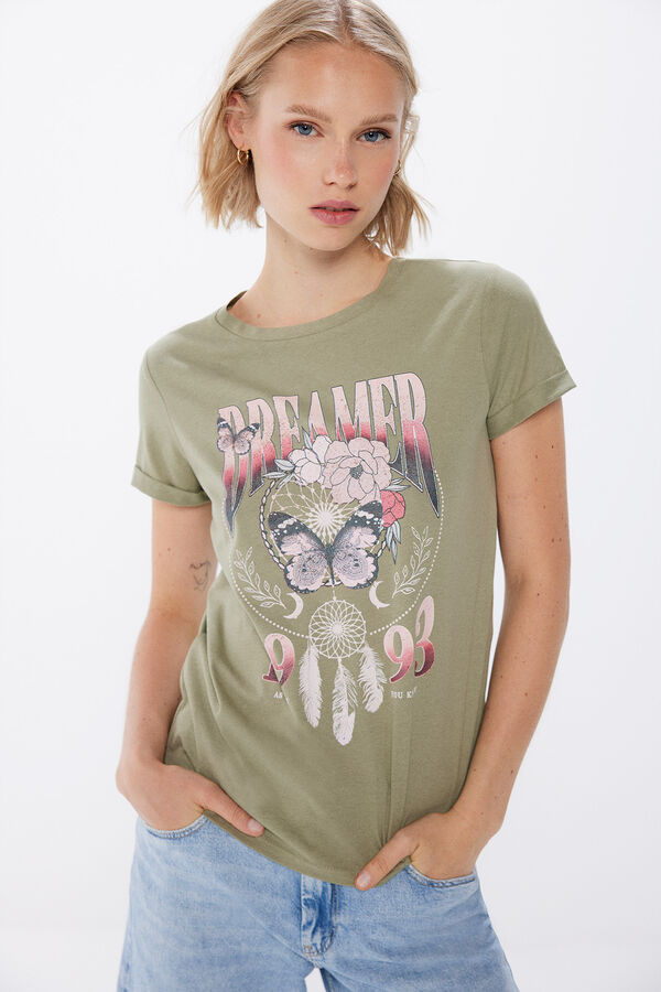 Springfield Camiseta "Dreamer" kaki claro