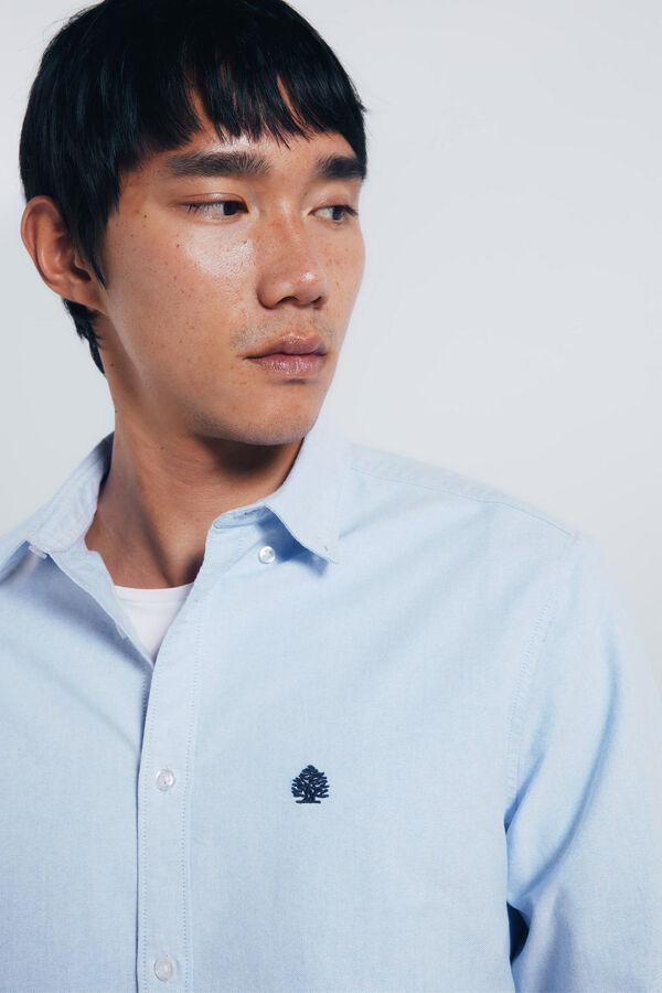 Springfield Camisa Oxford azul