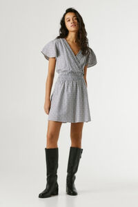 Pepe Jeans Vestido curto de manga comprida