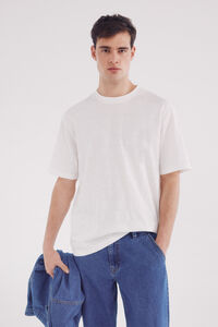 Springfield T-shirt risca piqué