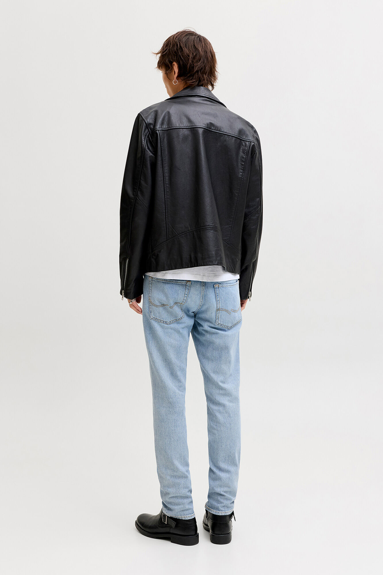 Jack & Jones Jeans regular cintura m&eacute;dia lavagem