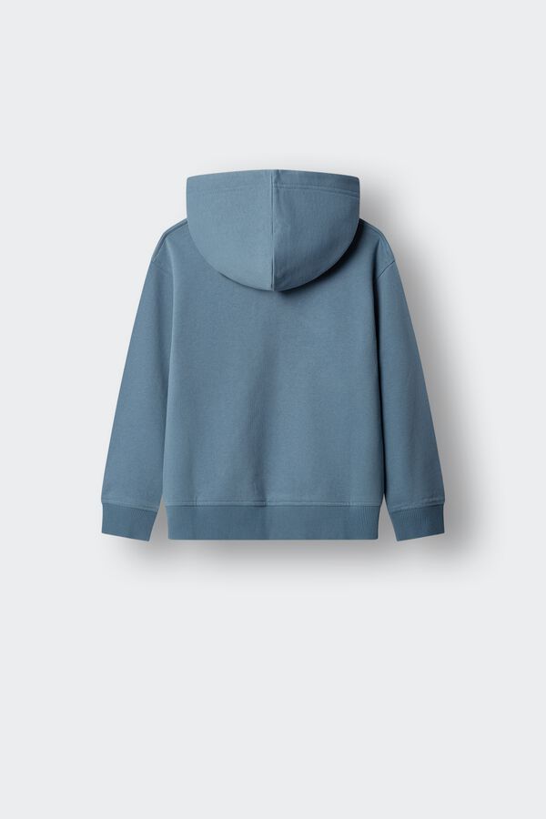 Springfield Kids Sweatshirt com logo de &aacute;rvore para crian&ccedil;a azul