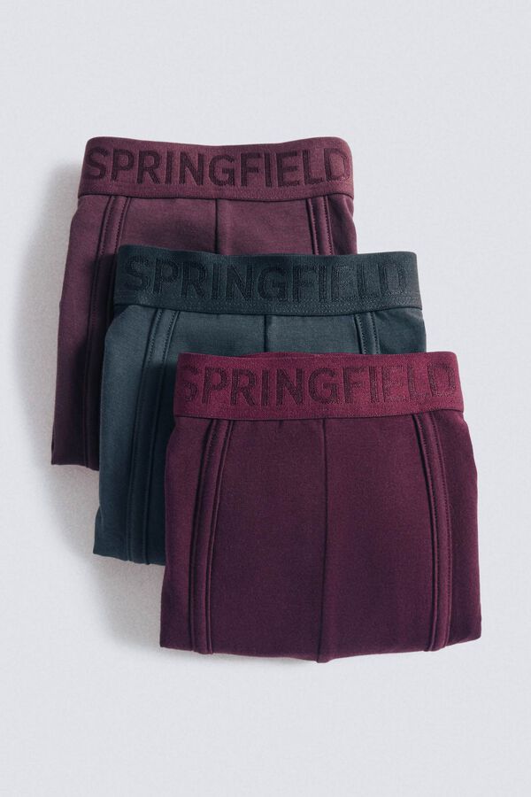 Springfield Pack 3 boxers estampado