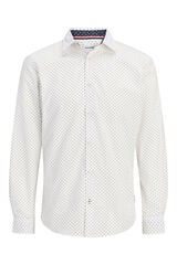 Jack & Jones Camisa slim em algod&atilde;o branco