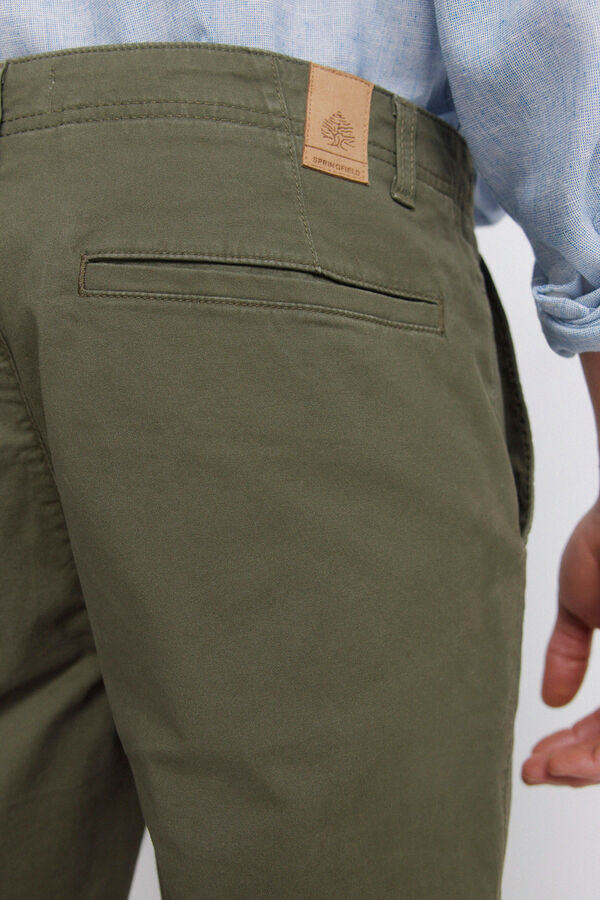 Springfield Cal&ccedil;as chino skinny fit estampado