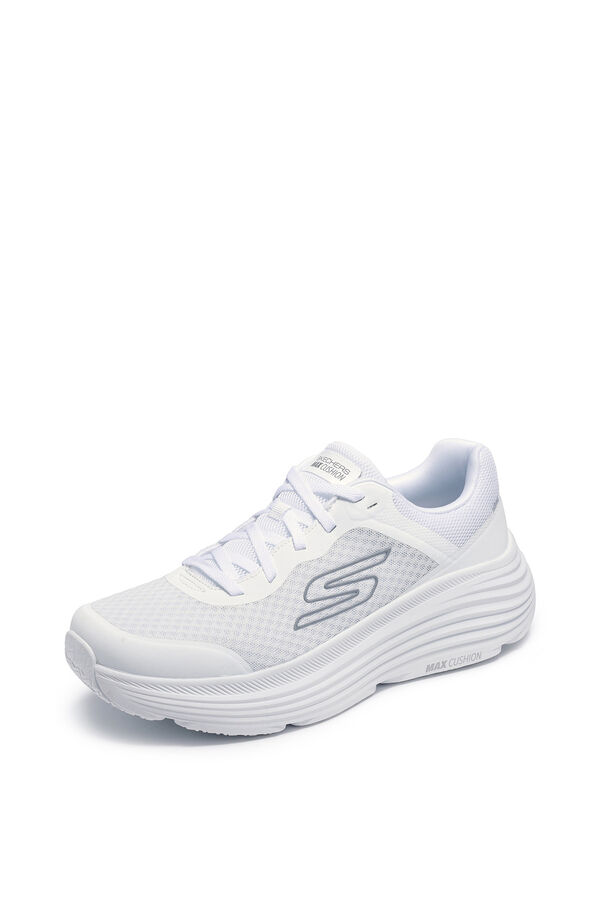 Skechers T&ecirc;nis com amortecimento m&aacute;ximo branco