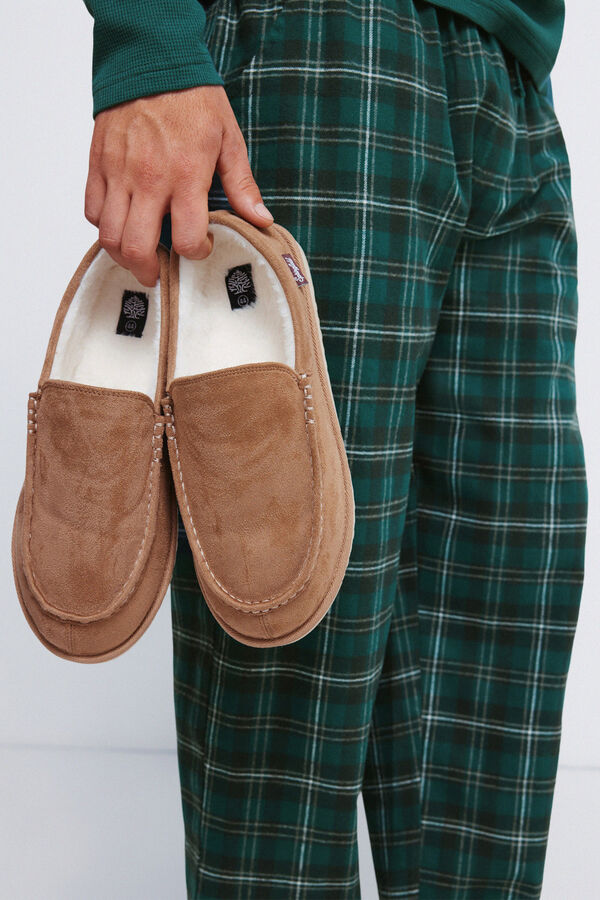 Springfield Mocassim de casa cru