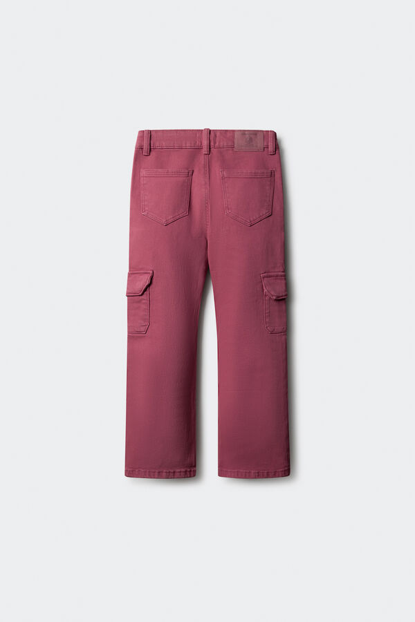 Springfield Kids Calças cargo menina rosa