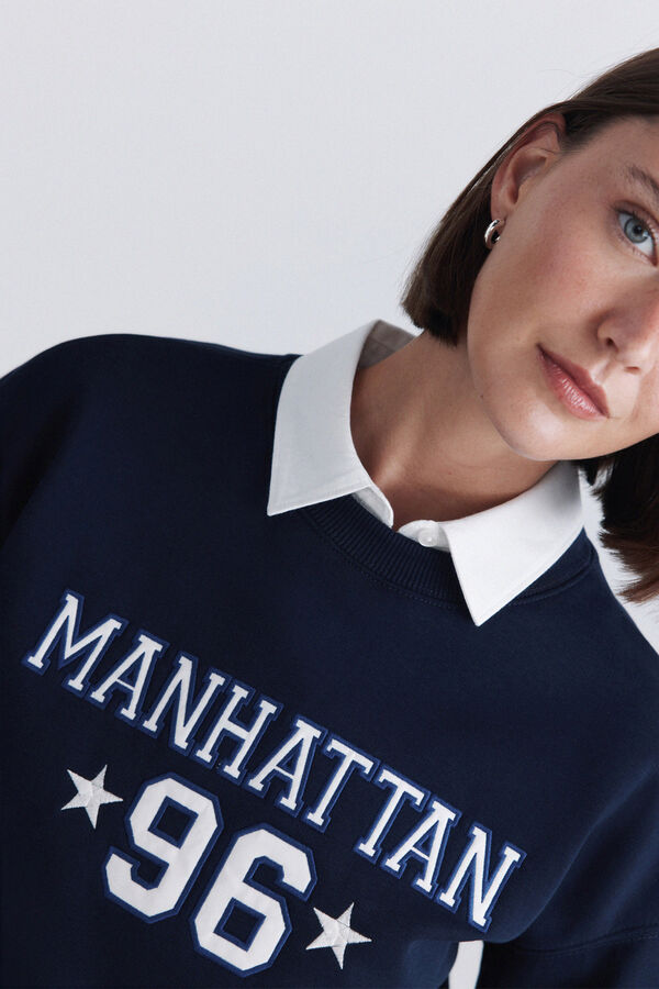 Springfield Sweatshirt "manhathan" azul