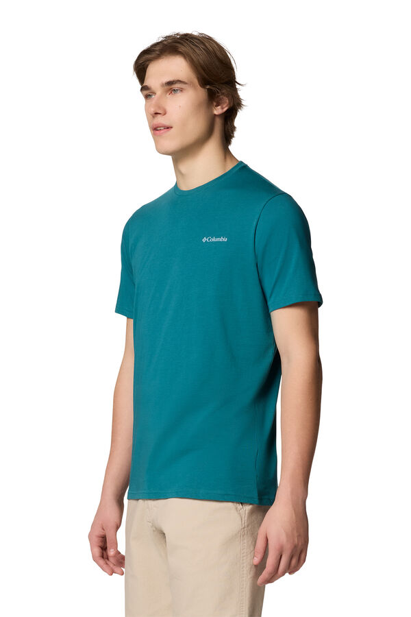 Columbia Camiseta para homem de manga curta Columbia North Cascades™ verde