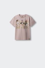 Springfield Kids T-shirt de manga curta "KPOP HUNTRIX" menina rosa