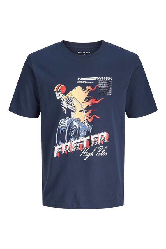 Camiseta manga corta estampada