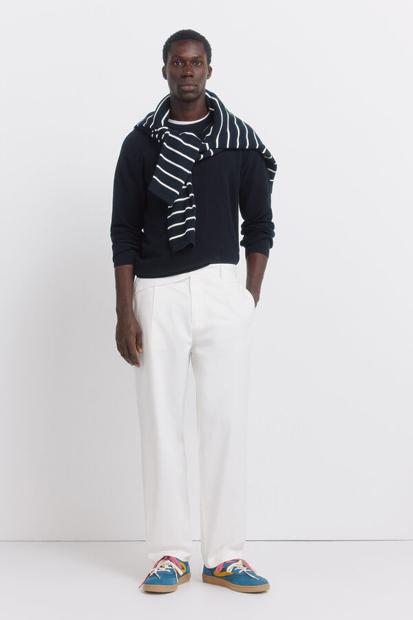 Springfield camisa b&aacute;sica estruturada azul