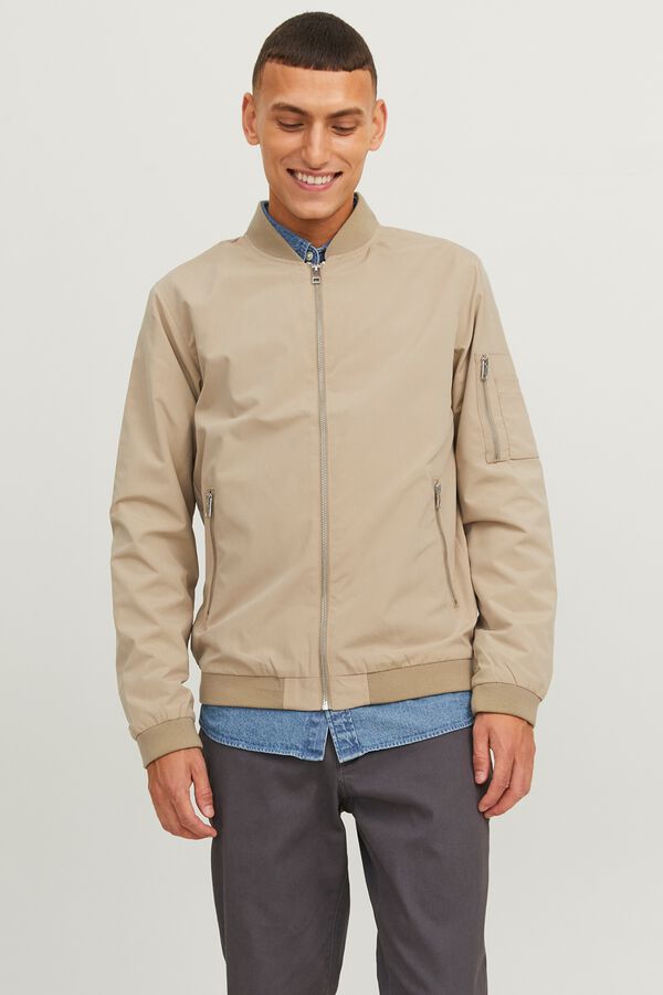 Jack & Jones Blus&atilde;o bomber reciclado azul