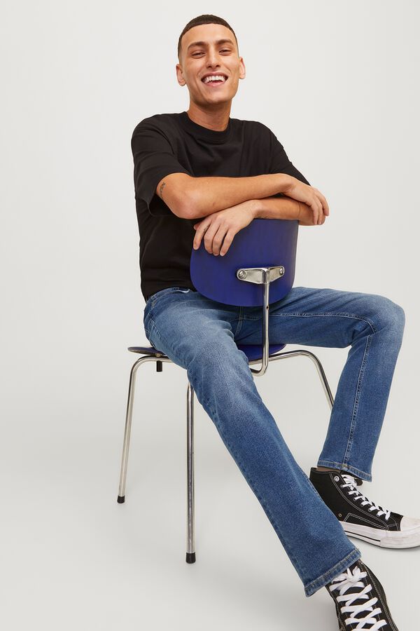 Jack & Jones Jeans slim cinco bolsos azul