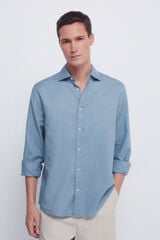 Springfield Camisa estruturada azul