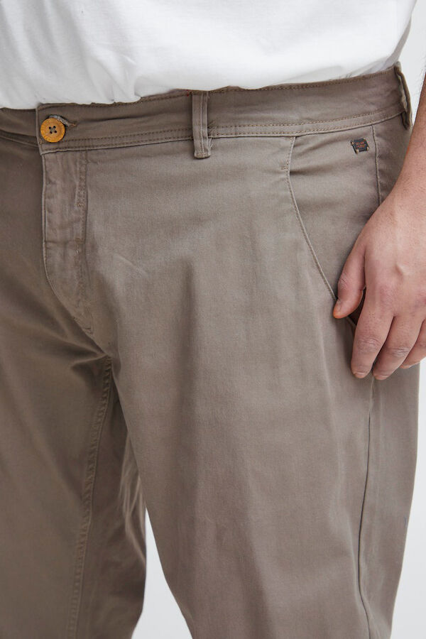 Blend PLUS Cal&ccedil;as chino casual cinzento