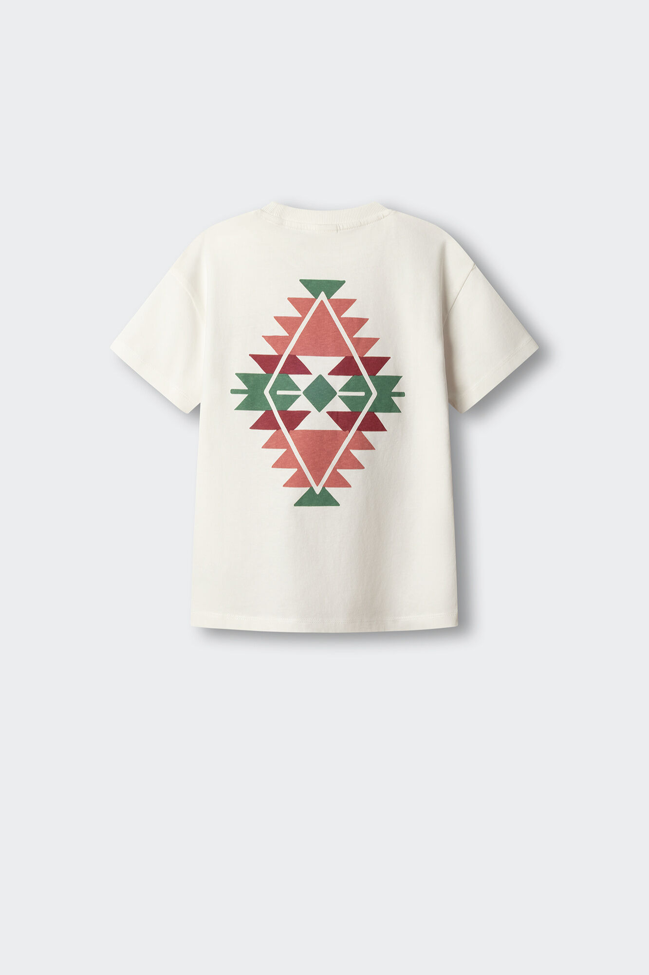 Springfield Kids T-shirt de manga curta com losango &eacute;tnico para crian&ccedil;a