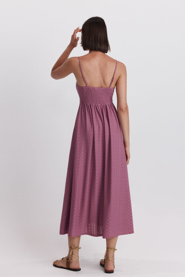 Springfield Vestido halter estampado rosa