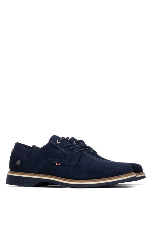 XTI Lightweight dress shoe blue
