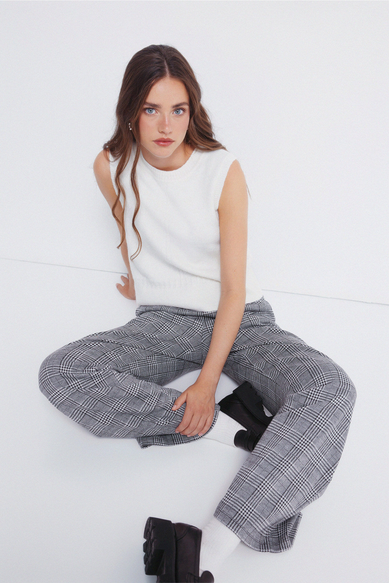 Springfield Colete de malha com tran&ccedil;as