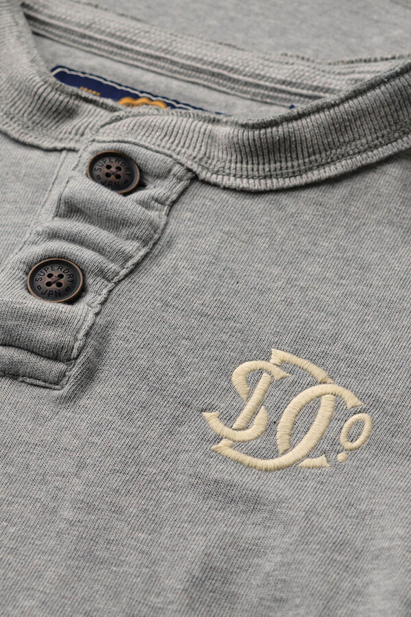 Superdry T-shirt justa cinzento