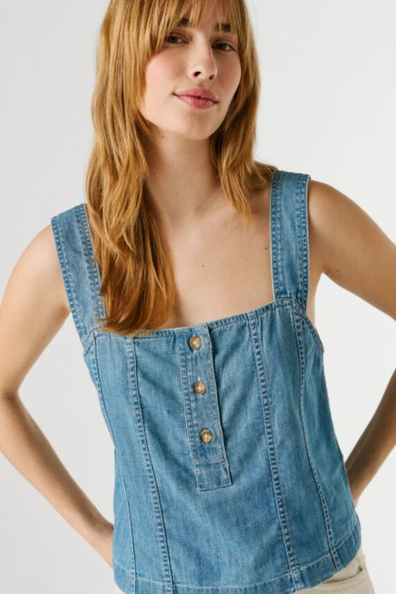 Chaleco ligero denim