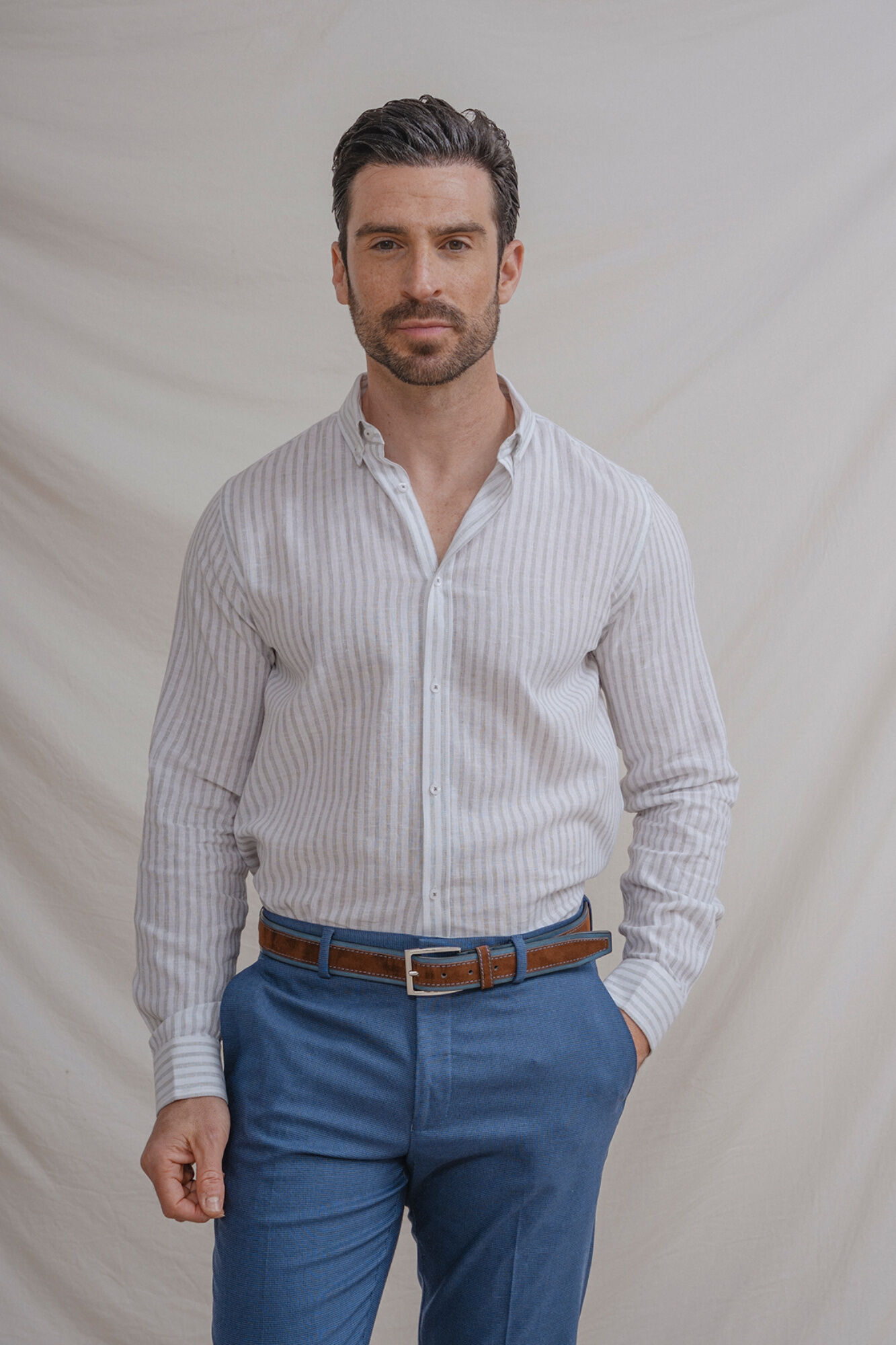 Celopman Camisa rayas