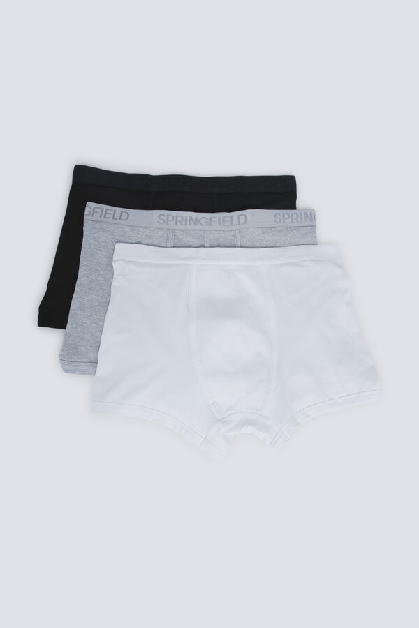 Springfield Pack 3 boxers b&aacute;sicos branco