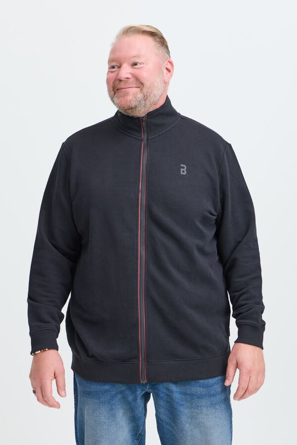Blend PLUS Sweatshirt piqu&eacute; Plus preto
