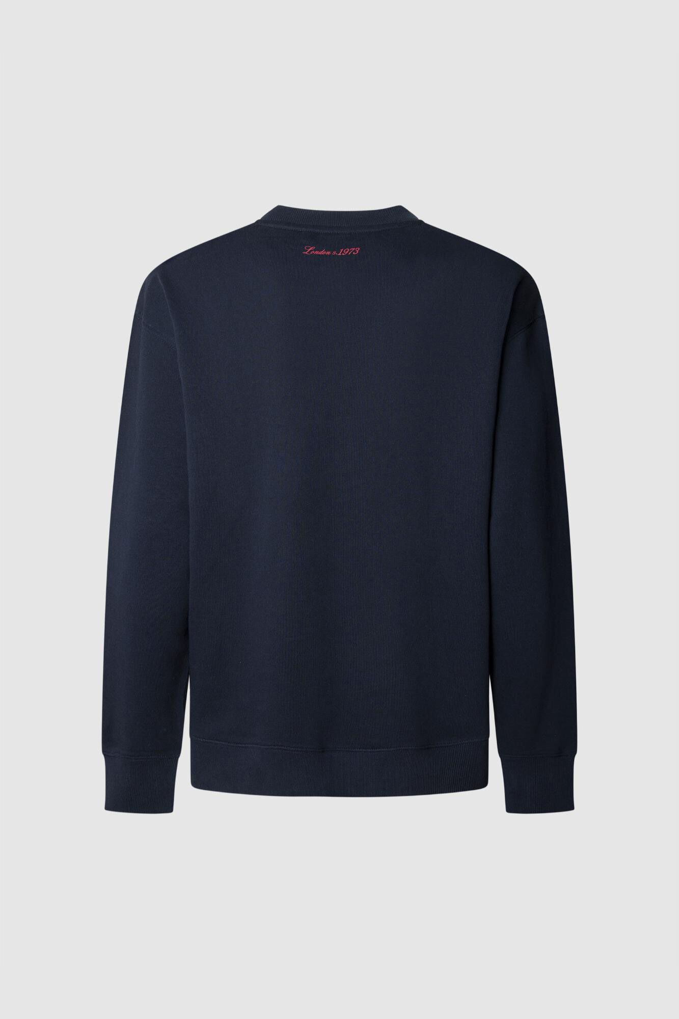 Pepe Jeans Sweatshirt Gola Redonda Com Logo