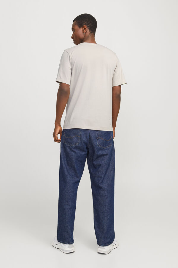 Jack & Jones T-shirt padr&atilde;o fit cinzento