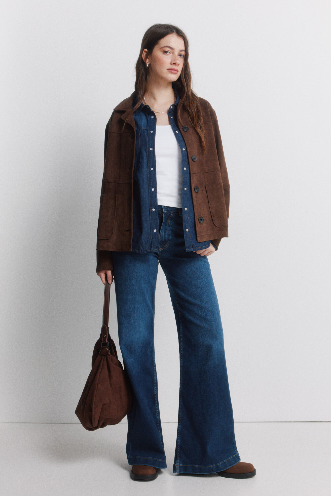 Springfield Jeans largos cintura alta