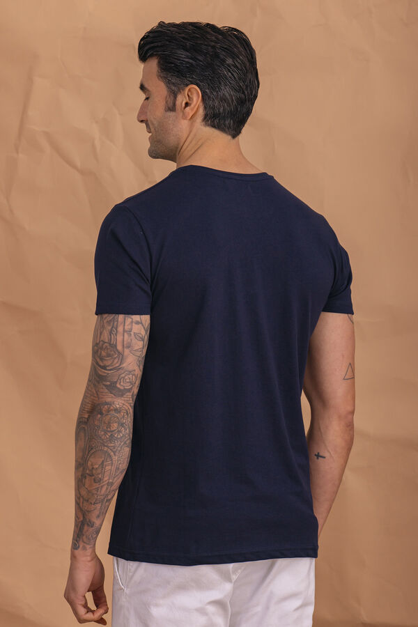 Celopman Camiseta b&aacute;sica azul claro azul