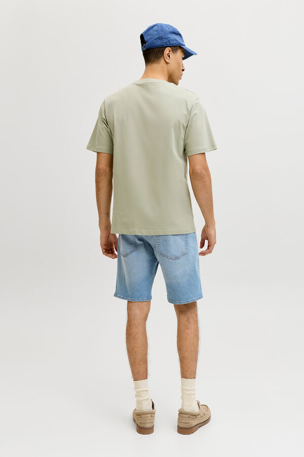 Jack & Jones Bermuda regular stone wash azul
