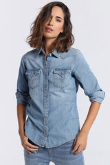 Lois Camisa Texana azul